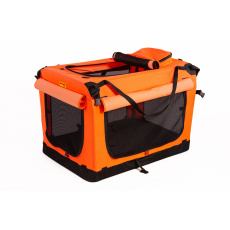 Transportní box oranžová neonová COOL PET Plus