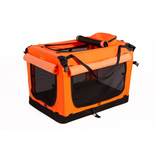 Transportní box oranžová neonová COOL PET Plus