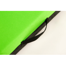 Matratze VISCO mit abnehmbarem Bezug  Oxford Textilien neon grün 