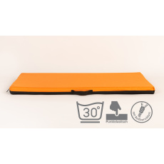 Memory foam orthopädische Hundebett mit abnehmbarem Bezug Oxford Textilien orange