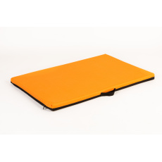 Hundebett Oxford Textilie orange Schaumstoffplatte standard