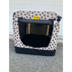 COOL PET Plus kennelka béžová/hnědé tlapky, 9 velikostí COOL PET Plus kennelka béžová/hnědé tlapky, 9 velikostí