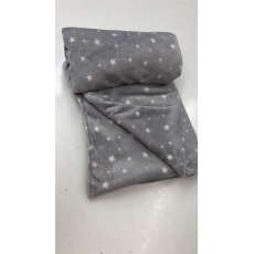 Hebká deka vzor hvězdy fleece 4 velikosti Hebká deka vzor hvězdy fleece 4 velikosti